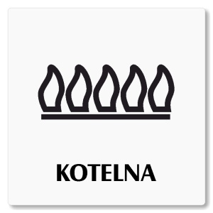 Kotelna, 100x100mm, bílá, Nevada